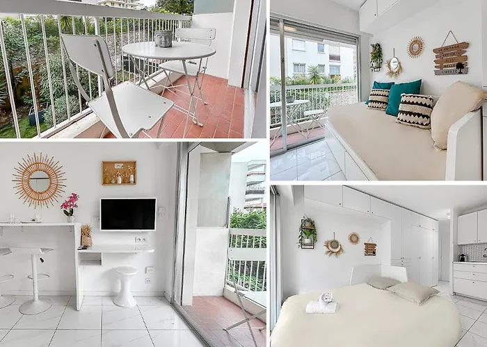 Lumineux, Wifi A Deux Pas De La Croisette * 칸느